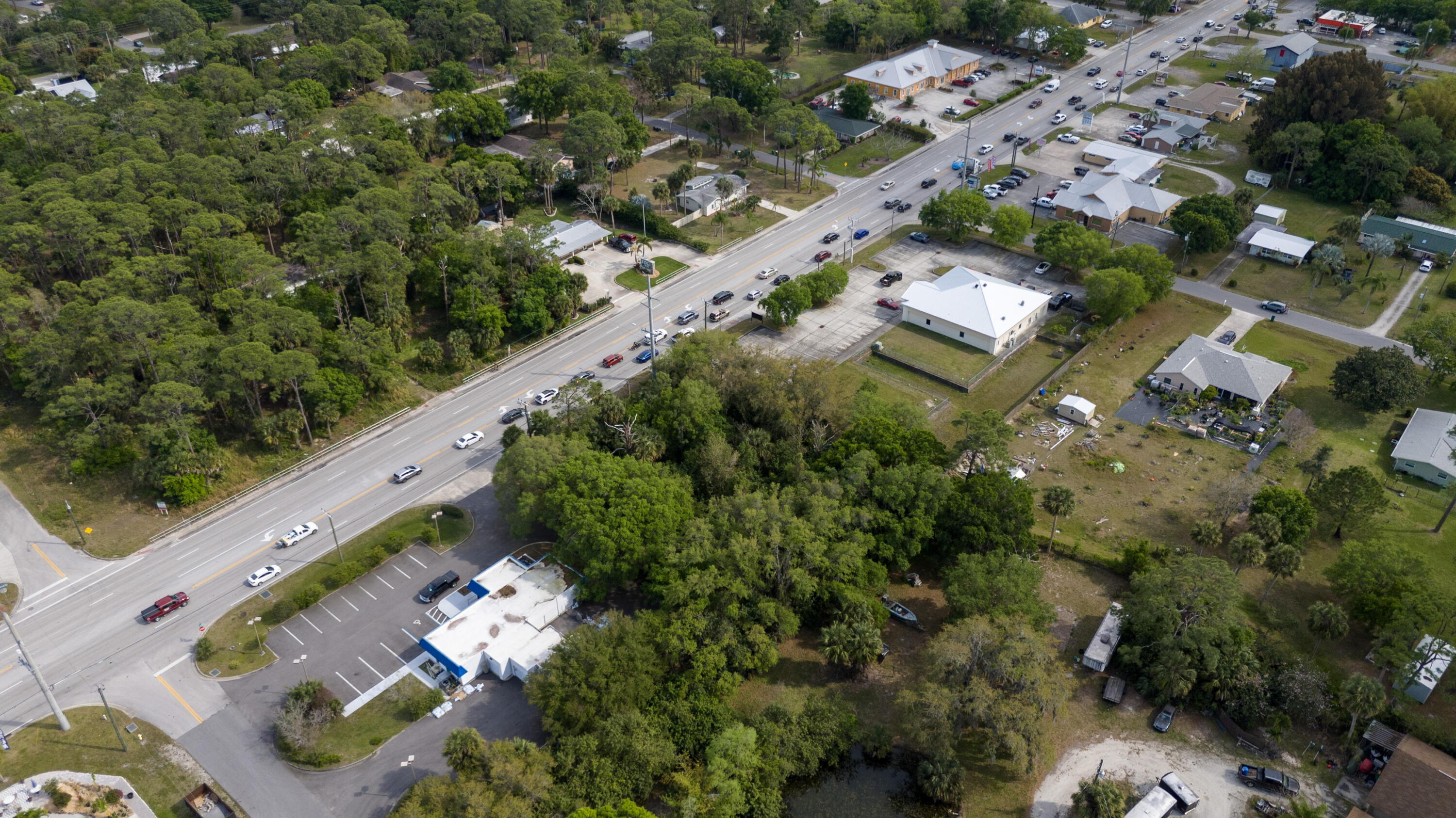 0 South Wickham Road Melbourne, FL 32904 - Photo 6 of 14 an aerial view of a residential houses with outdoor space