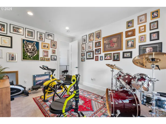 a view of a livingroom with furniture and toys