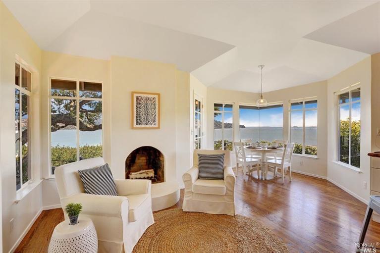 75 Century Drive Mill Valley, CA 94941 - Photo 1 of 1 a living room with furniture and a fireplace