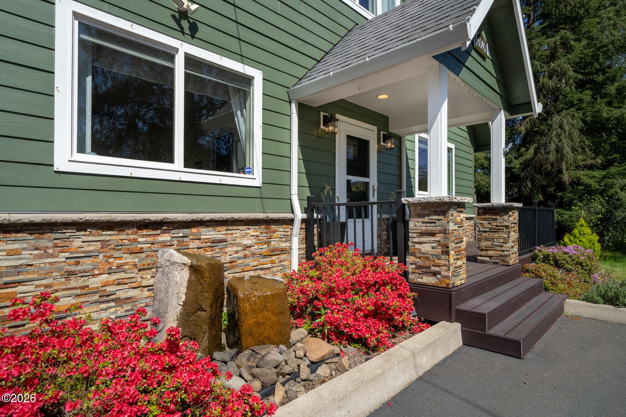 6040 Brickyard Road Tillamook, OR 97141 - Photo 4 of 41 Water Feature/Front View