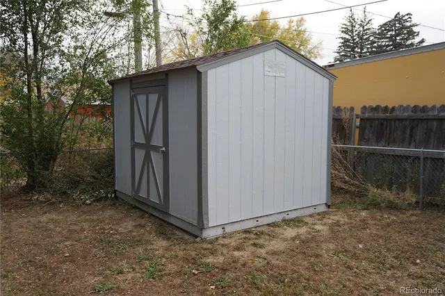a backyard of a house