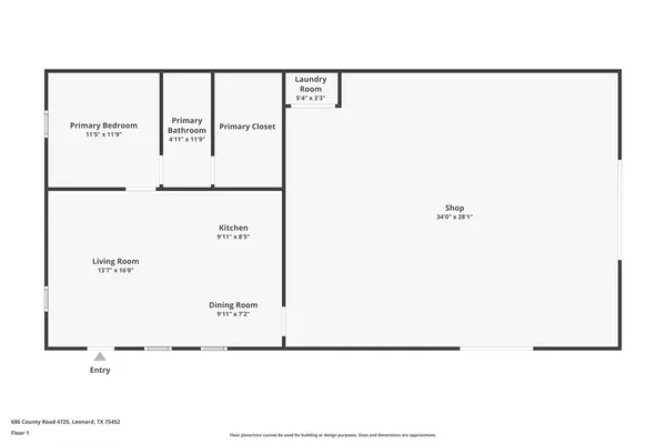 $485,000 | 686 County Road 4715, Leonard, TX 75452