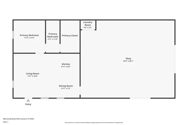 $485,000 | 686 County Road 4715, Leonard, TX 75452