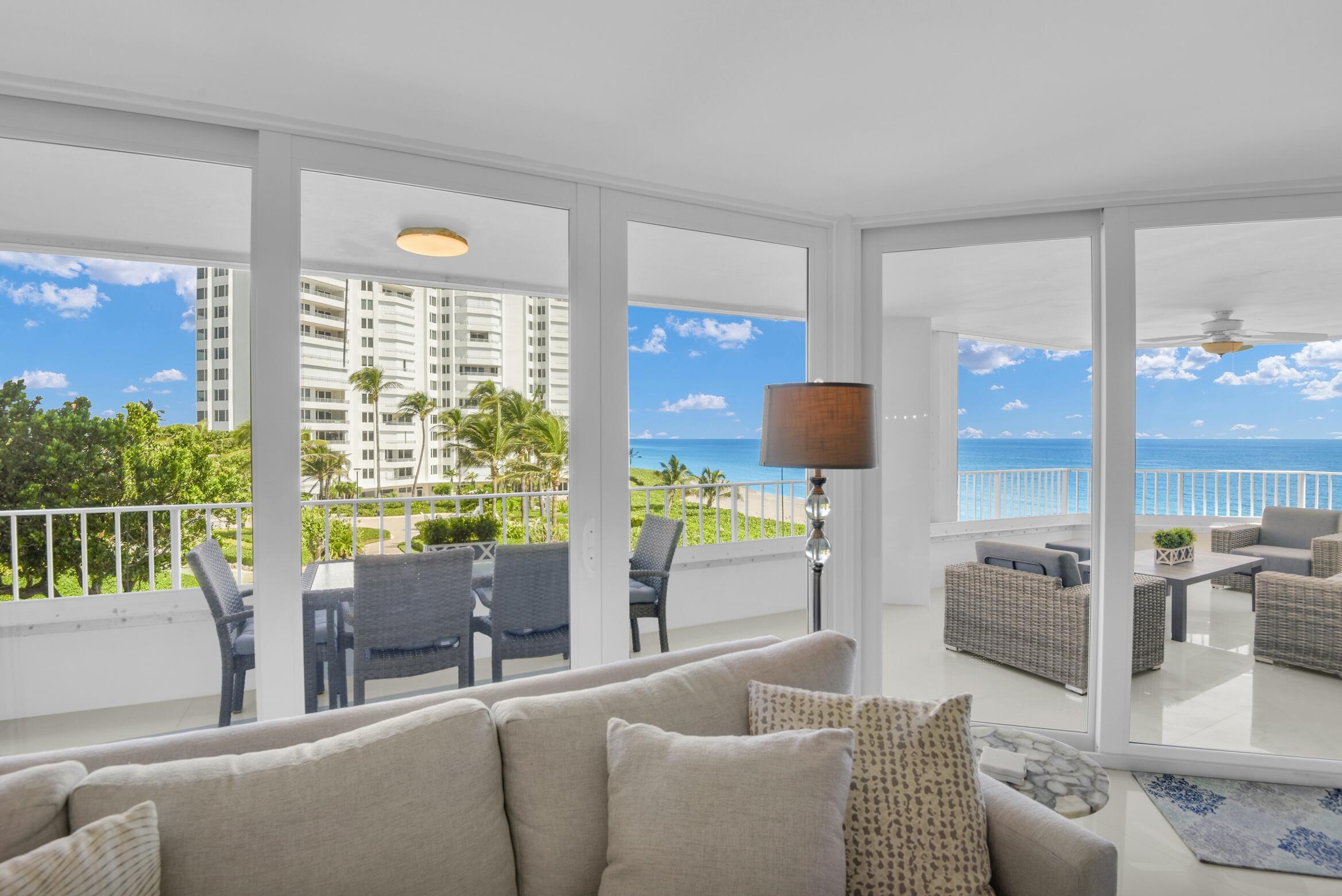 550 South Ocean Boulevard, Unit 401 Boca Raton, FL 33432 - Photo 11 of 51 Living Room View
