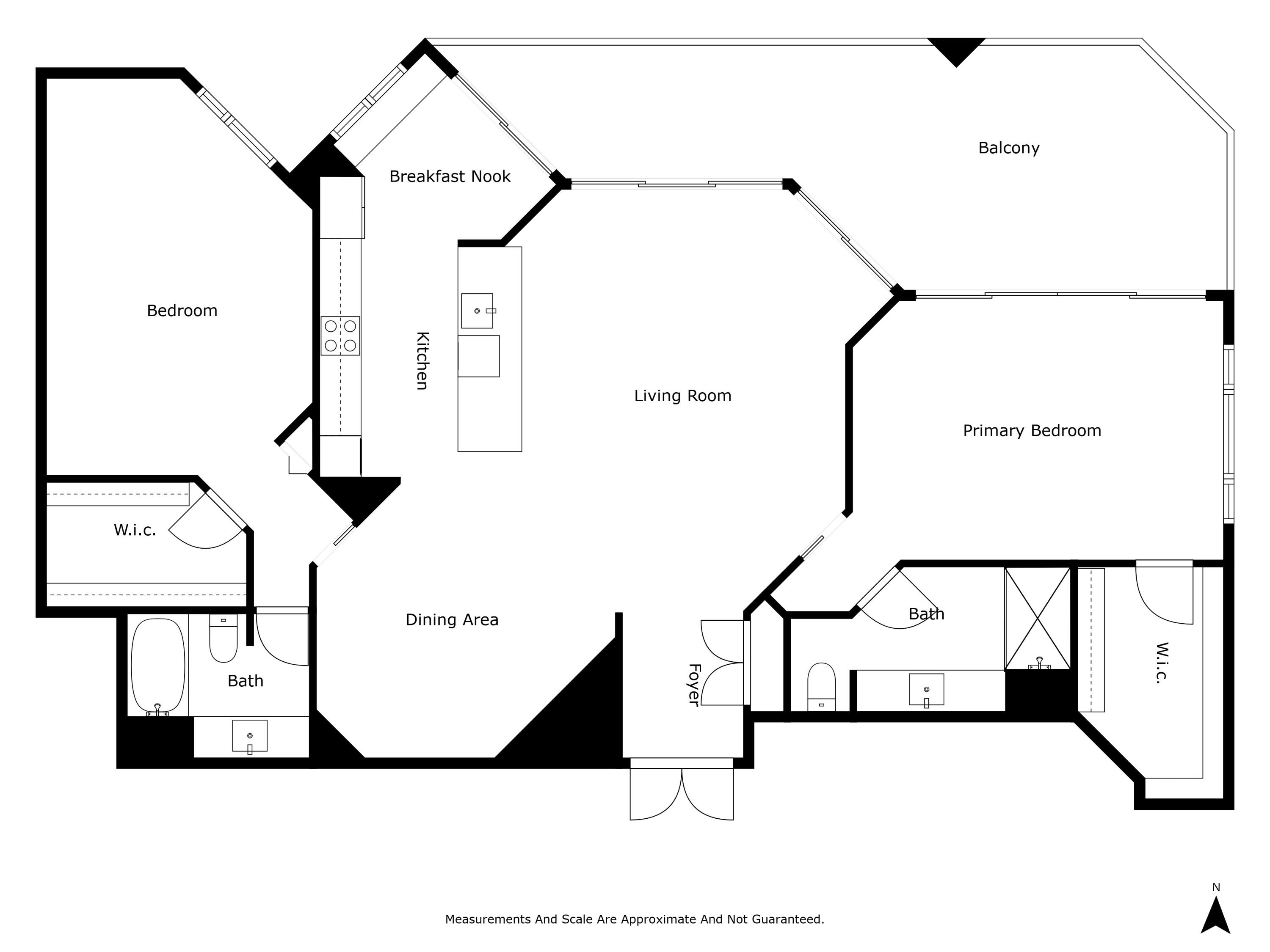 550 South Ocean Boulevard, Unit 401 Boca Raton, FL 33432 - Photo 51 of 51 Floor plan