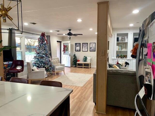 619 South Indiana Street Perryton, TX 79070 - Photo 11 of 28 Kitchen to Living Areas