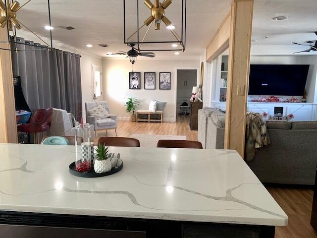 619 South Indiana Street Perryton, TX 79070 - Photo 13 of 28 Living Room & Den