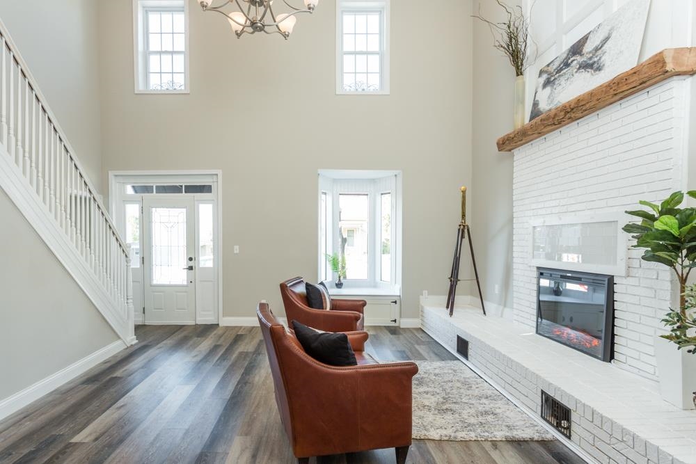 402 5th Street Shenandoah, VA 22849 - Photo 16 of 52 a living room with furniture and a fireplace