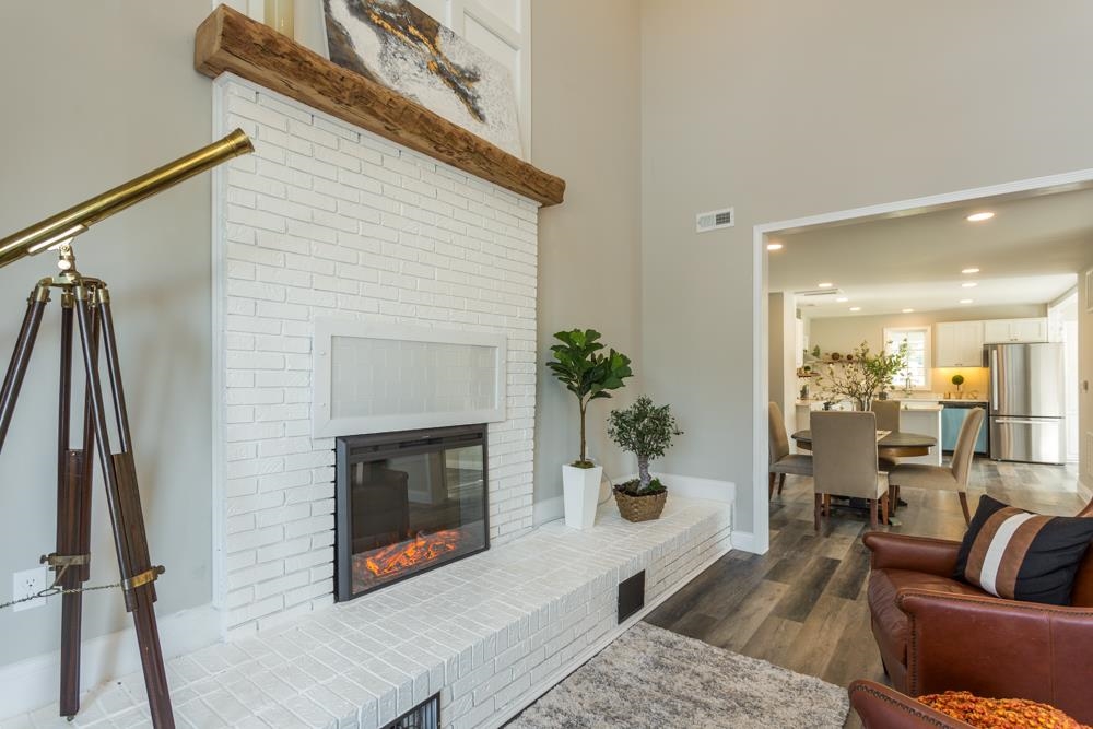 402 5th Street Shenandoah, VA 22849 - Photo 20 of 52 a living room with furniture and a fireplace