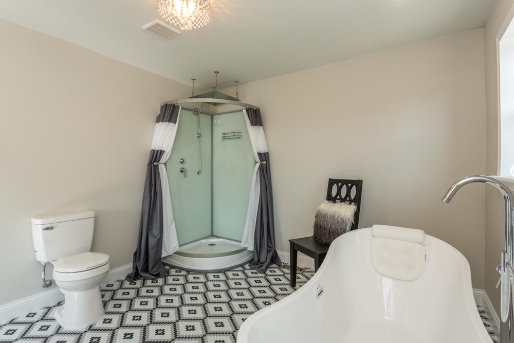 402 5th Street Shenandoah, VA 22849 - Photo 30 of 52 a bathroom with a toilet and a shower