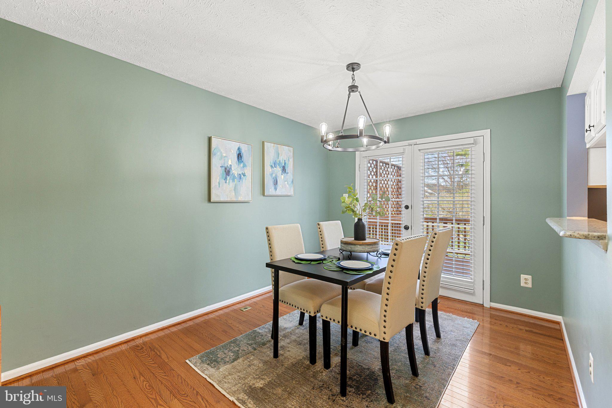 14092 Winding Ridge Lane Centreville, VA 20121 - Photo 13 of 45 Beautiful New Hardwood Flooring in Dining Room