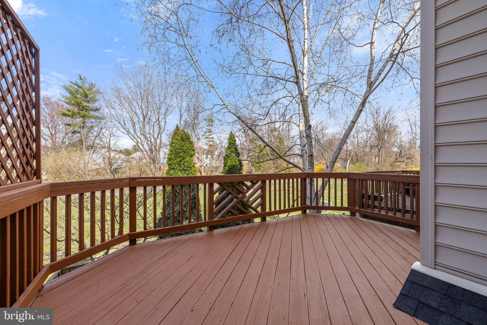 14092 Winding Ridge Lane Centreville, VA 20121 - Photo 23 of 45 Rear Deck backs to trees