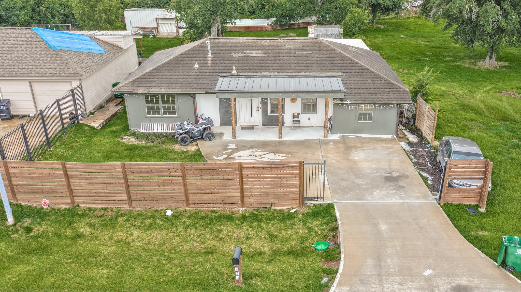 826 Rosewick Street Houston, TX 77015 - Photo 16 of 17 a aerial view of a house with a yard