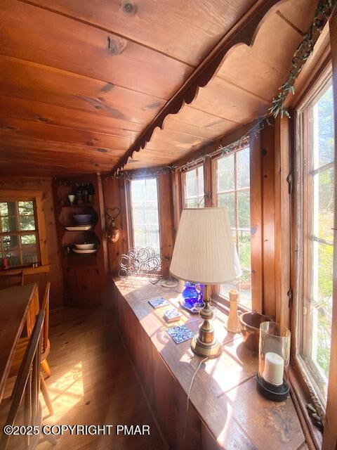 1153 Milford Road Dingmans Ferry, PA 18328 - Photo 25 of 50 a view of a dining hall with a large window