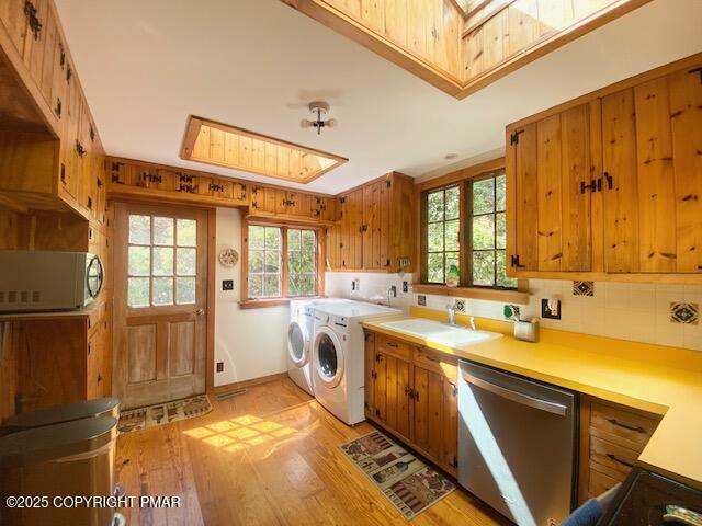 1153 Milford Road Dingmans Ferry, PA 18328 - Photo 28 of 50 a view of a kitchen with a sink and dishwasher