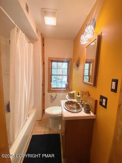 1153 Milford Road Dingmans Ferry, PA 18328 - Photo 31 of 50 a bathroom with a sink a mirror and a shower curtain