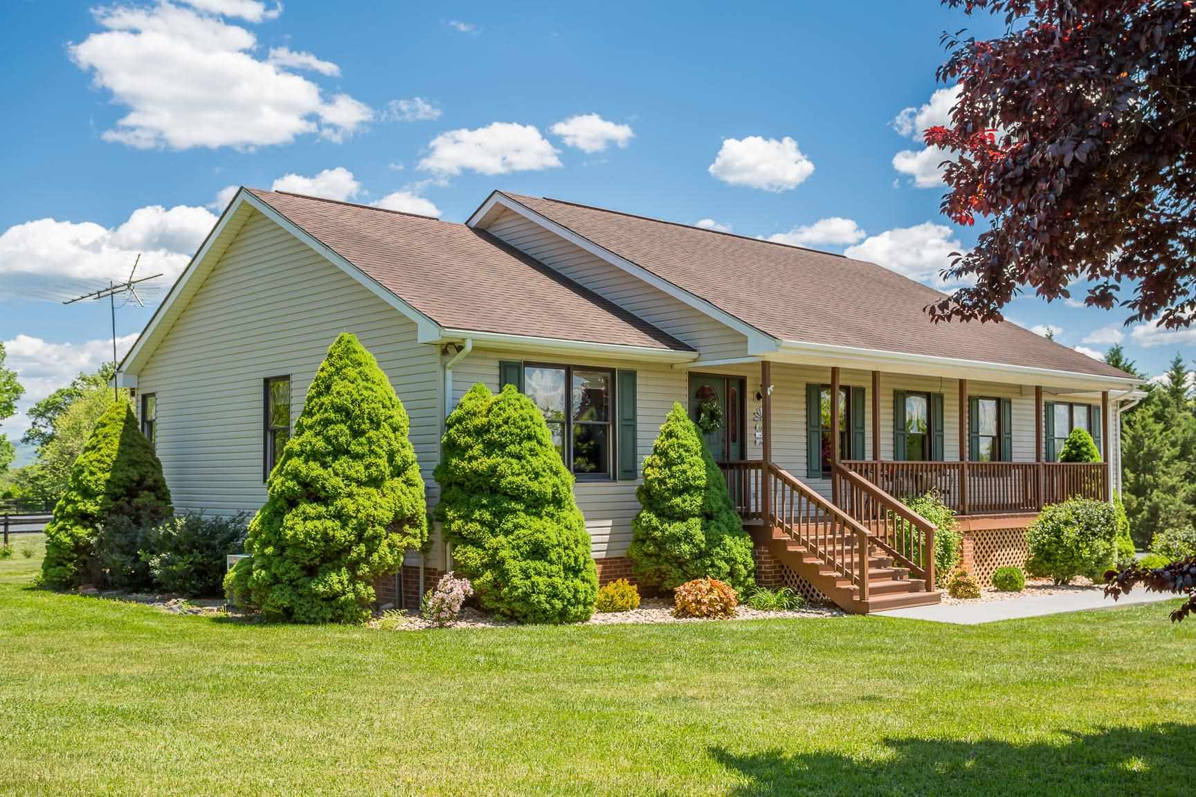 8455 East Timber Ridge Road Mount Crawford, VA 22841 - Photo 60 of 62 a front view of house with yard and green space