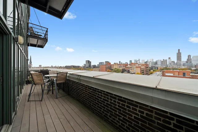a view of outdoor space with seating area