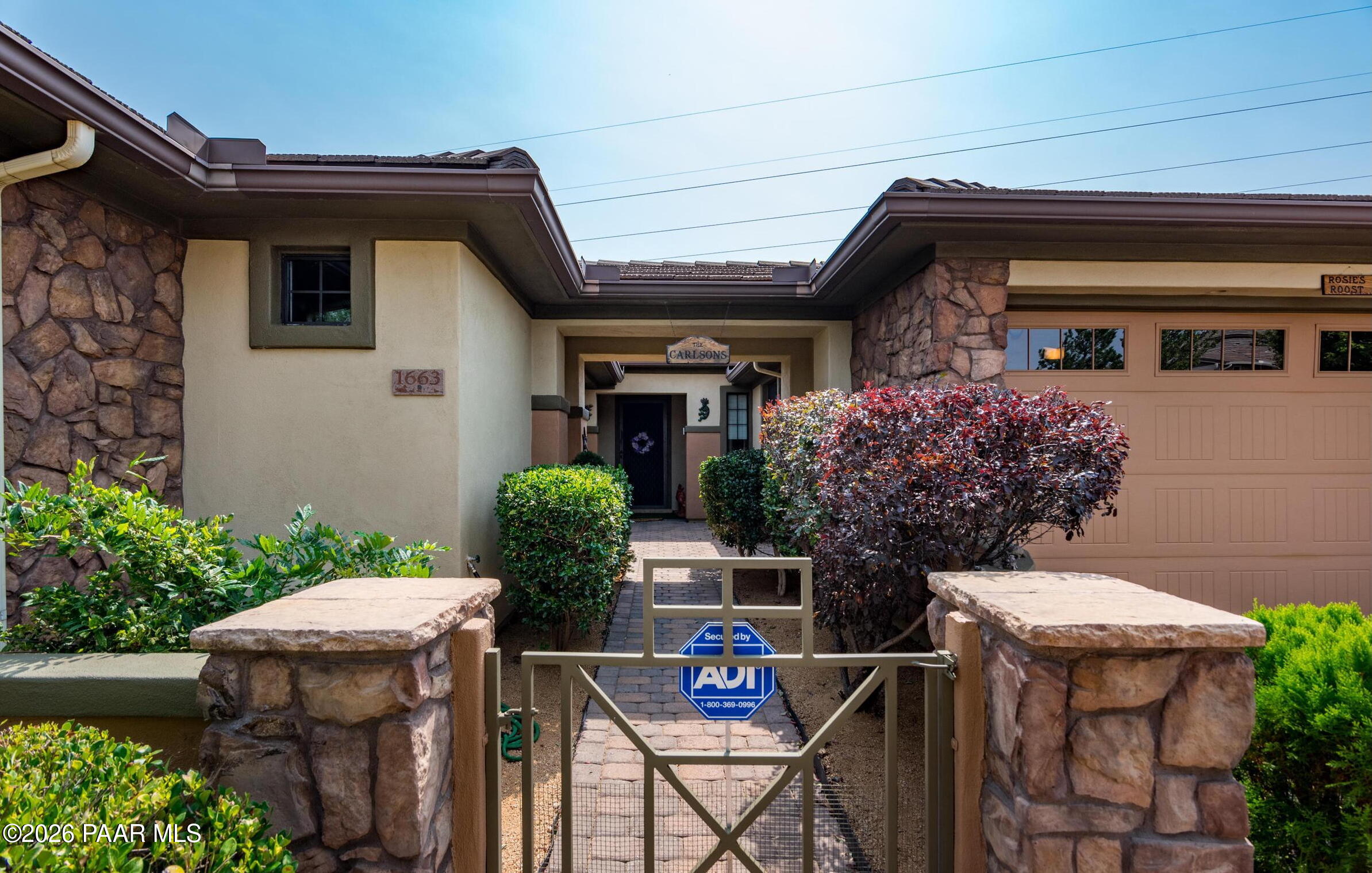 1663 Constable Street Prescott, AZ 86301 - Photo 5 of 54 Gated Entryway