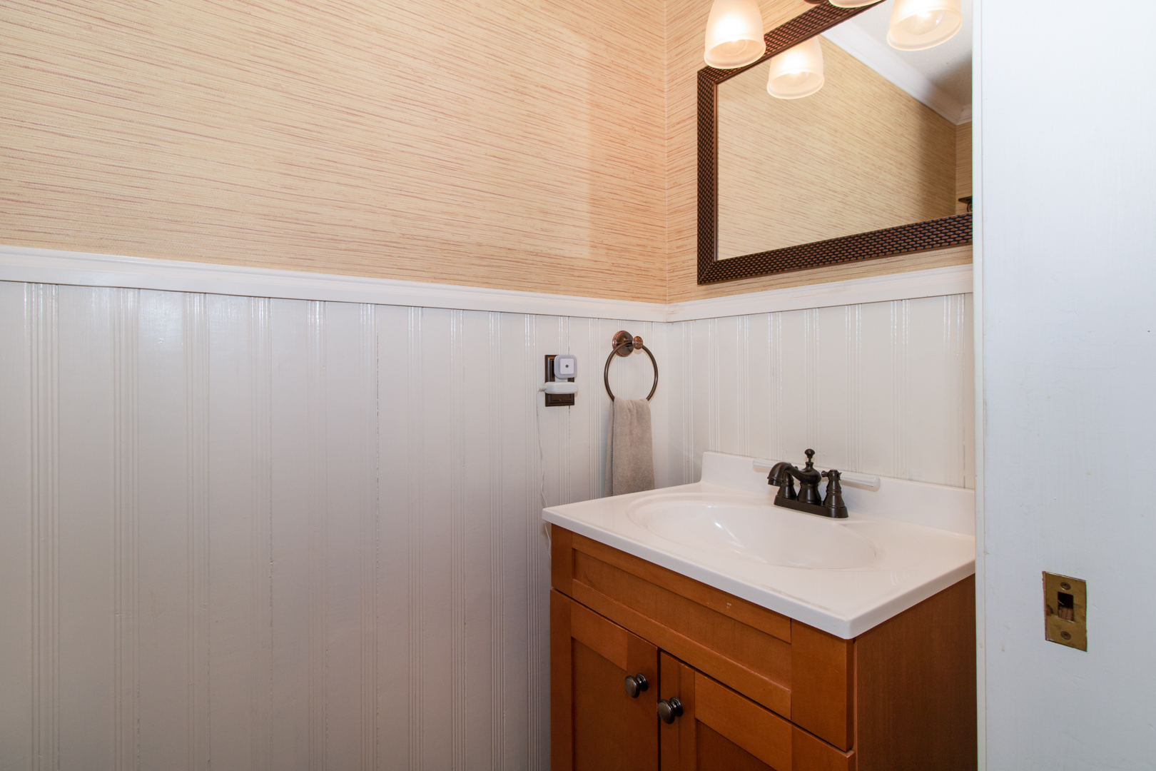 8 Holder Way Bloomington, IL 61704 - Photo 11 of 44 a bathroom with a sink and a mirror