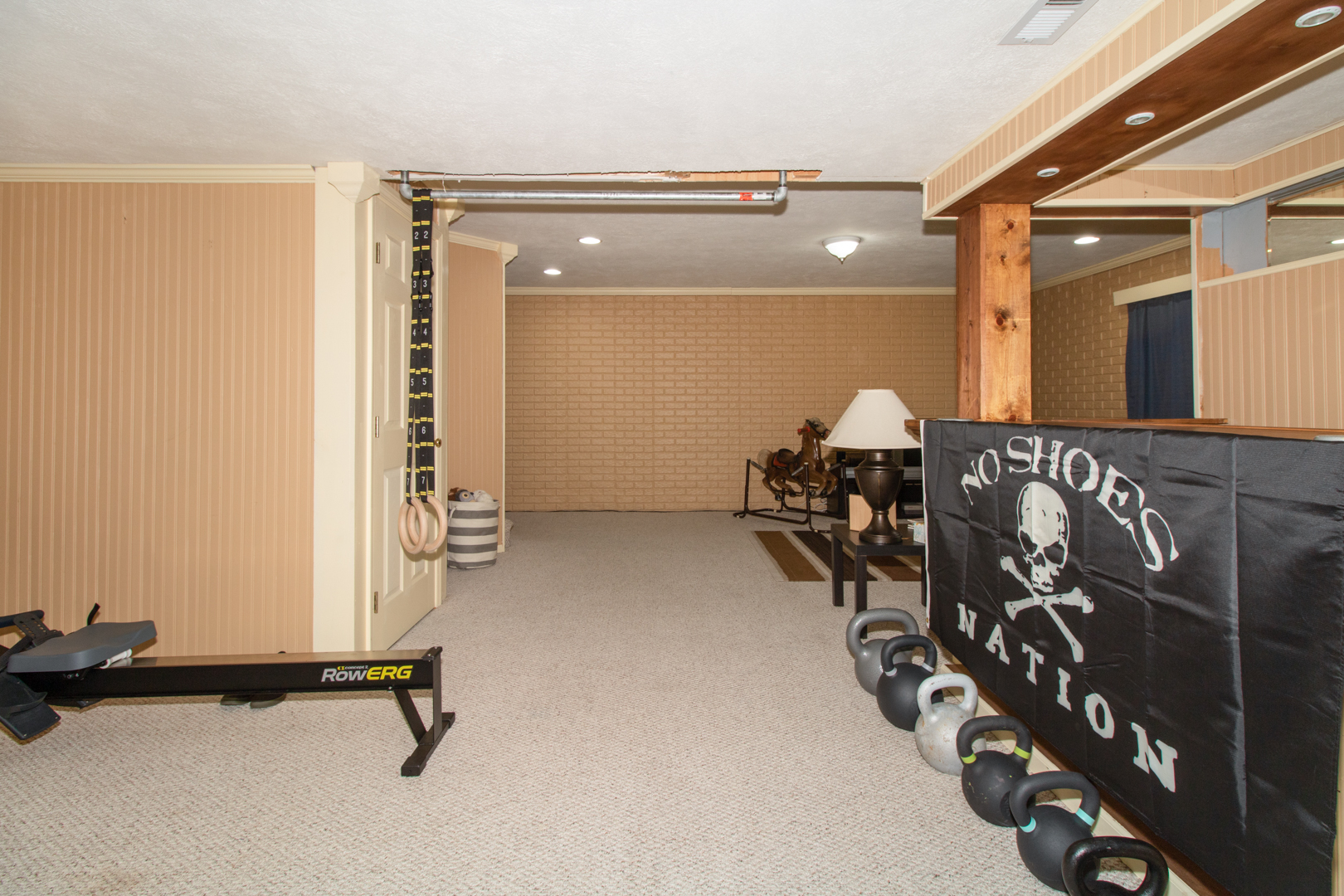 8 Holder Way Bloomington, IL 61704 - Photo 37 of 44 a view of a room with gym equipment
