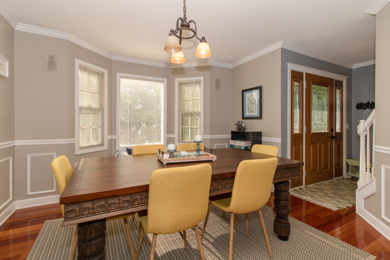 8 Holder Way Bloomington, IL 61704 - Photo 9 of 44 a view of a dining room with furniture window and outside view