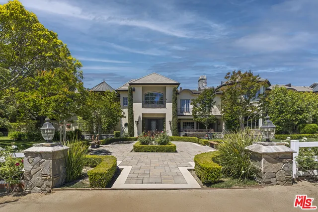a view of a building with a street
