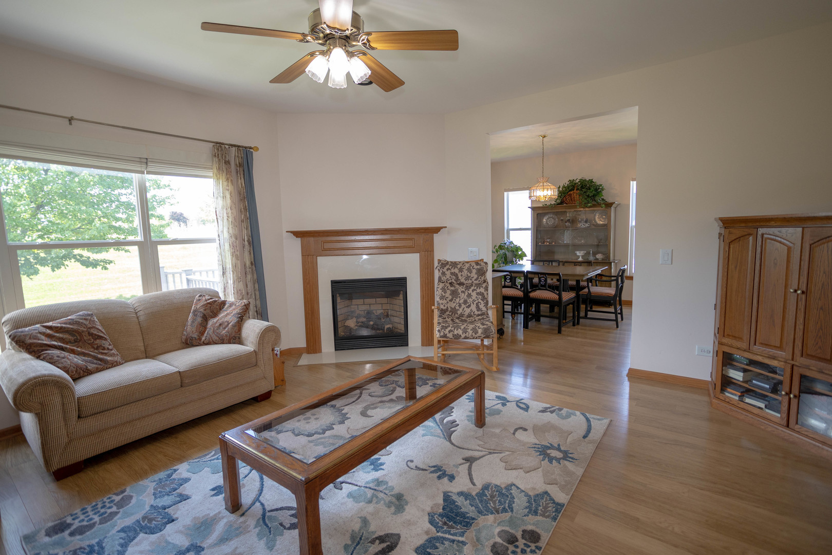 212 Rodeo Drive, Unit 2179 Grayslake, IL 60030 - Photo 14 of 31 a living room with furniture a window and a fireplace