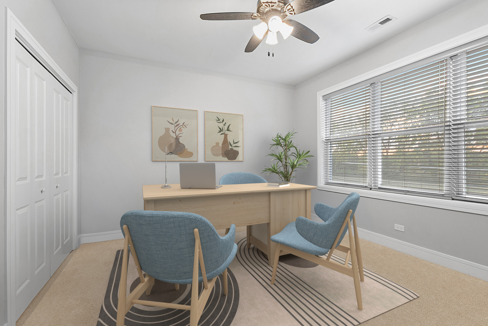 7727 South Roberts Road Bridgeview, IL 60455 - Photo 18 of 36 a view of a dining room with furniture window and outside view