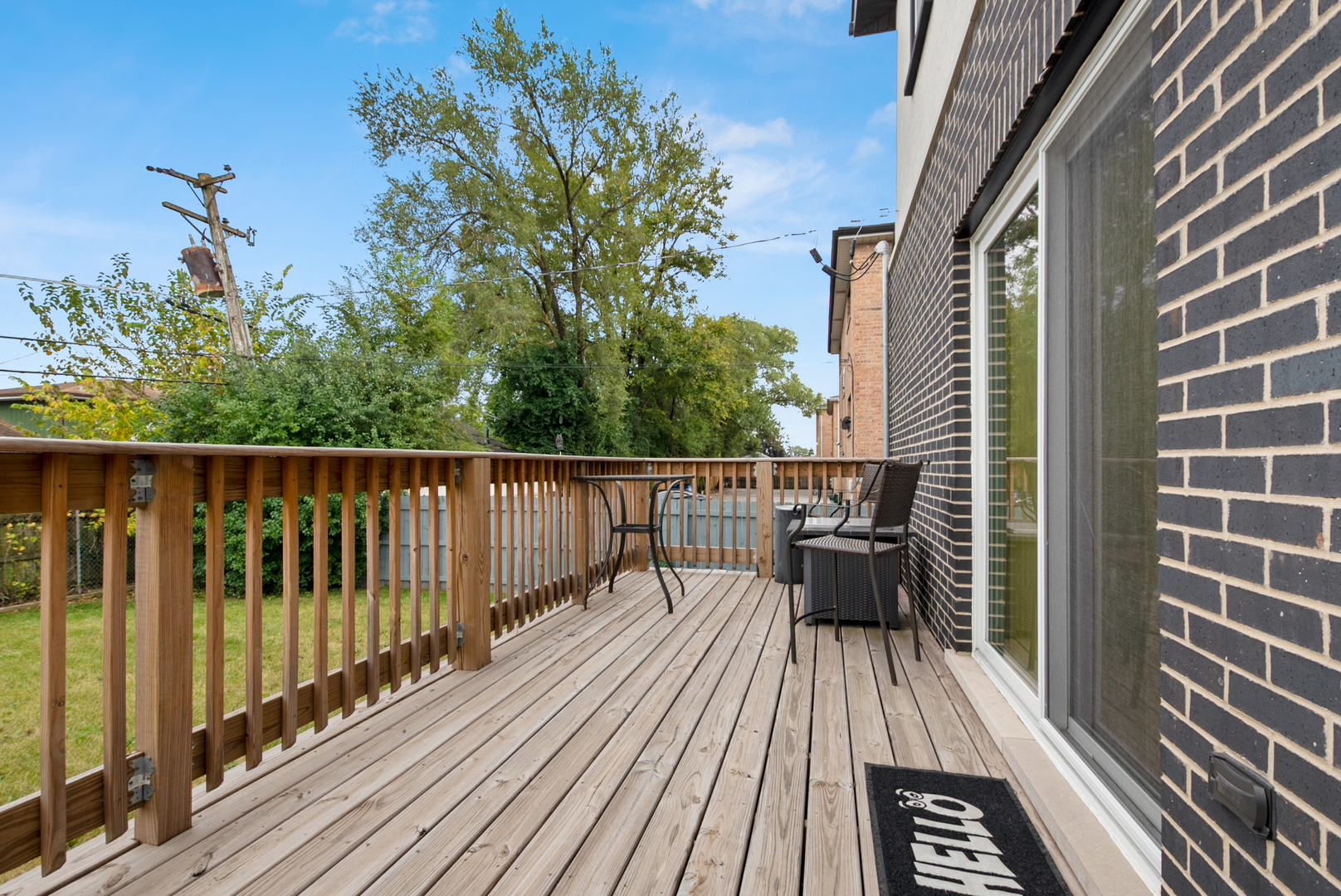 7727 South Roberts Road Bridgeview, IL 60455 - Photo 34 of 36 a view of balcony with wooden floor
