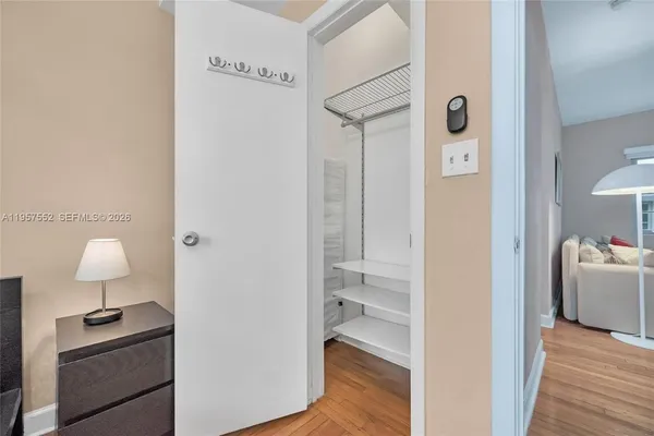 a view of a bathroom from a hallway