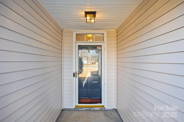 a view of front door