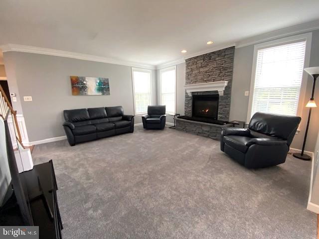 320 Kennard Road Perkasie, PA 18944 - Photo 9 of 29 a living room with furniture window and a fireplace