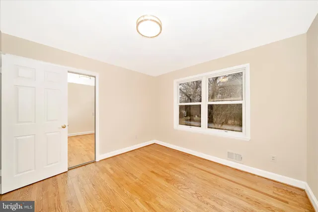 a view of empty room