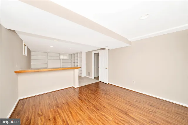 a view of an empty room