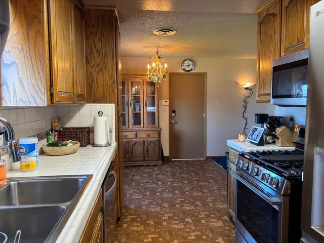 a bathroom with a mirror