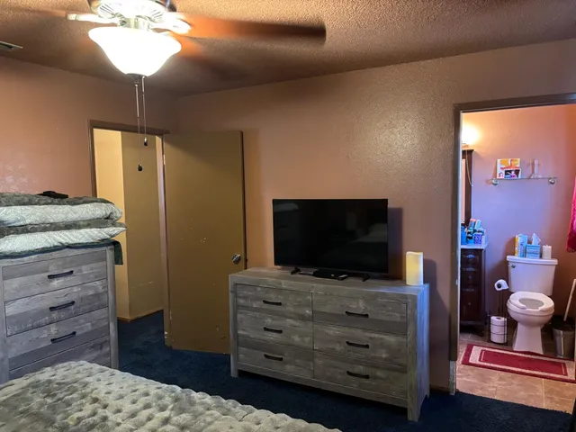 a view of a bathroom with a shower