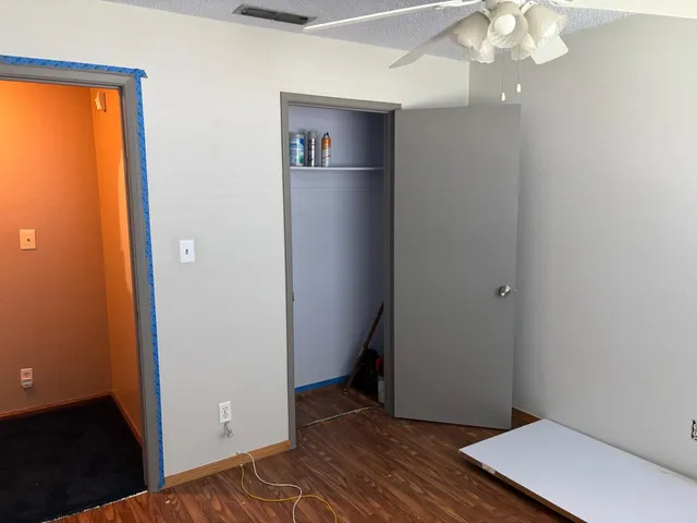 a view of storage and utility room