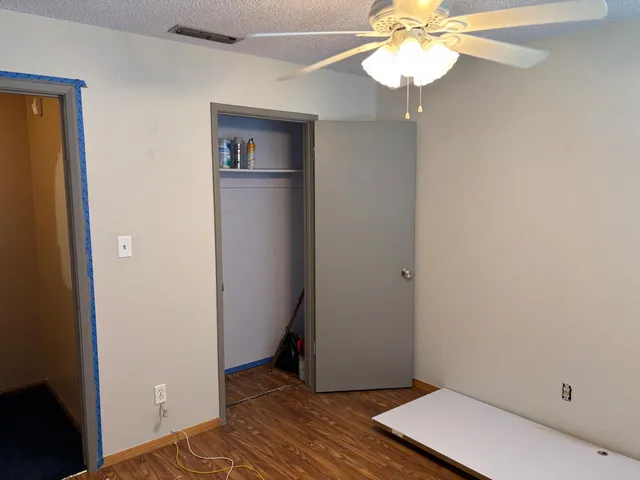 a front view of a house with outdoor space