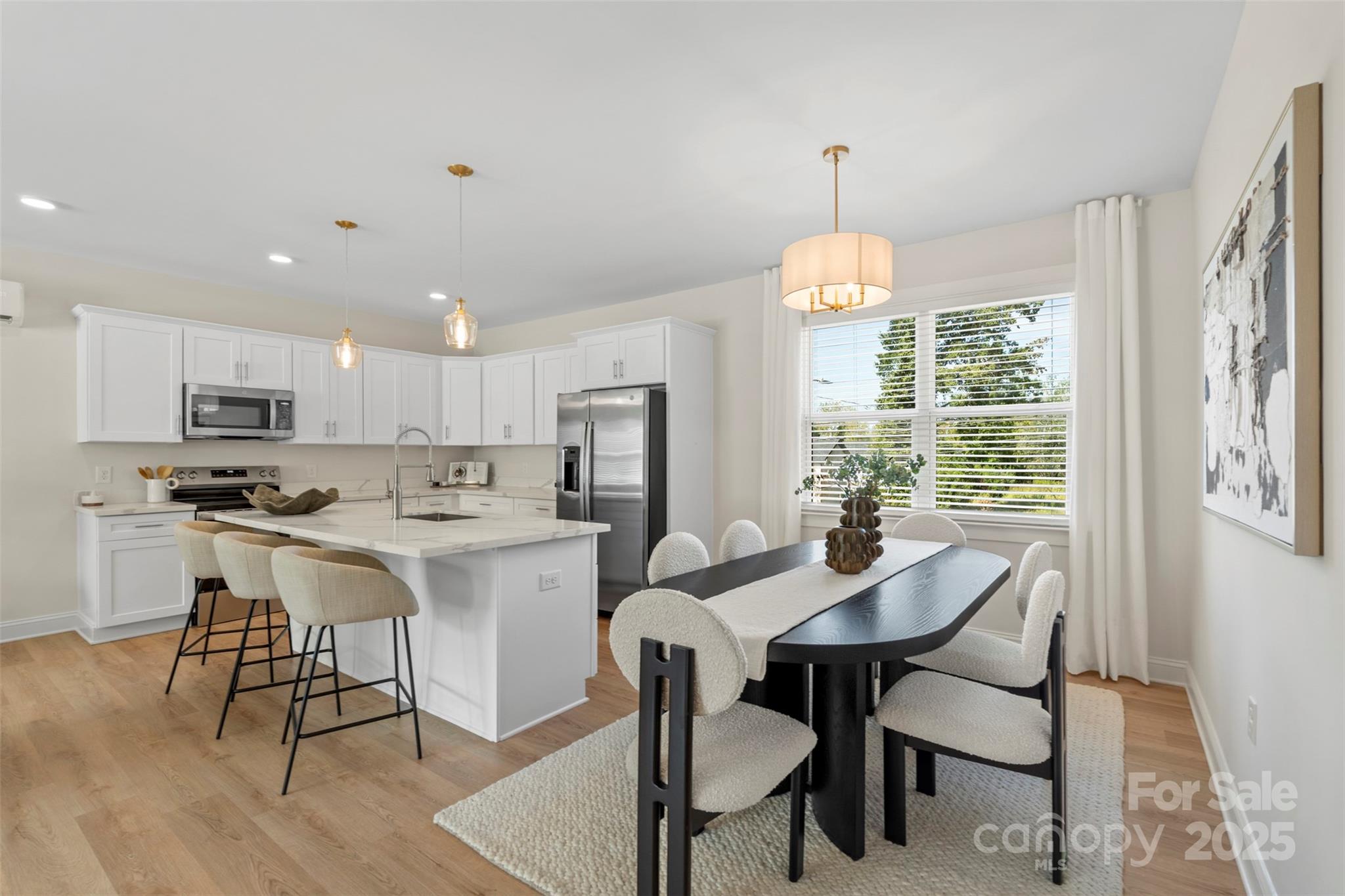 1116 Wonder Way Charlotte, NC 28208 - Photo 10 of 35 a view of a dining room with furniture window and outside view