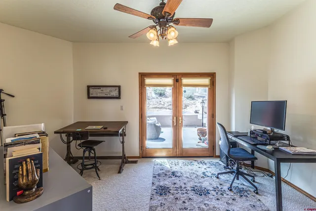 a workspace with a window