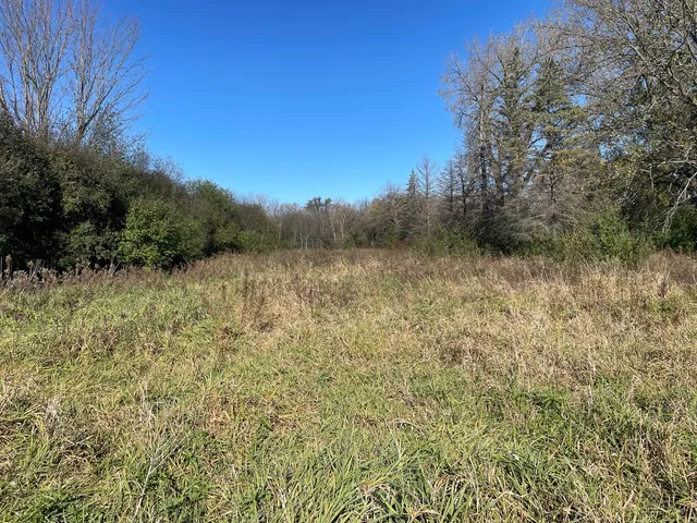 a view of a lake with mountain in the background