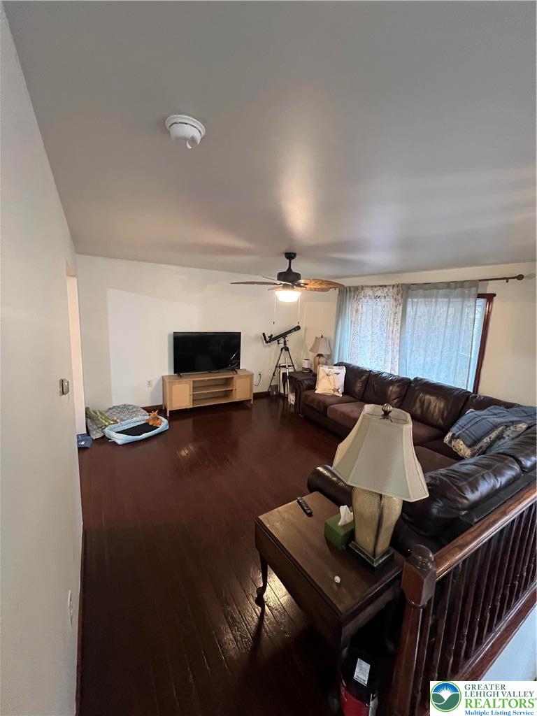 1240 Howeytown Road East Stroudsburg, PA 18302 - Photo 5 of 12 a living room with furniture and a flat screen tv