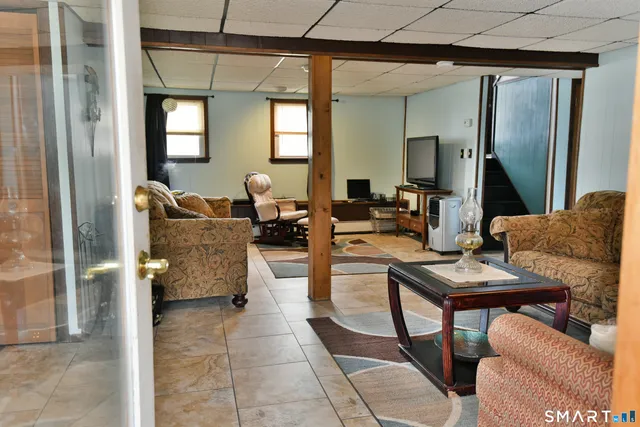 a view of storage and utility room