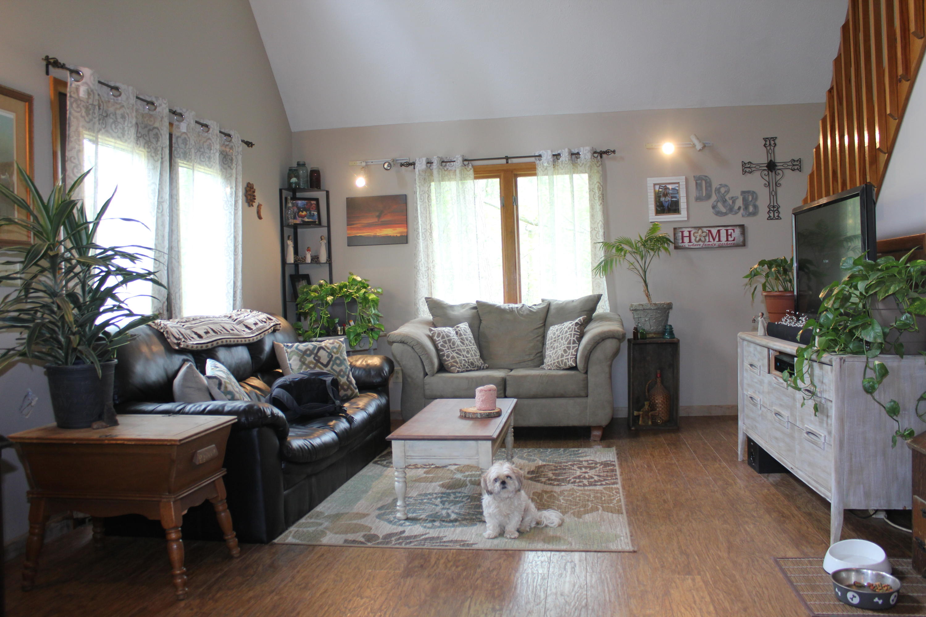 108 Slusher Store Road Northeast Floyd, VA 24091 - Photo 14 of 21 a living room with furniture and a large window