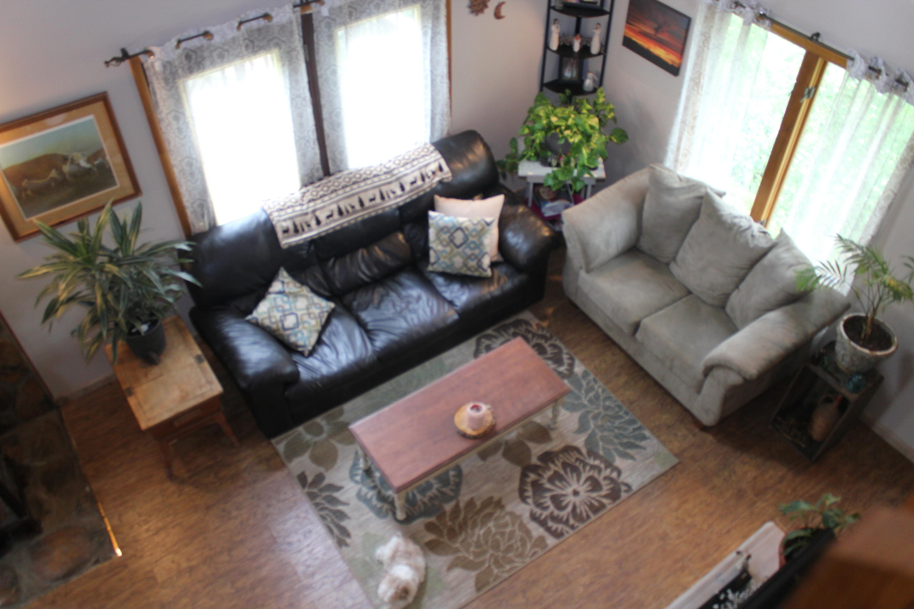 108 Slusher Store Road Northeast Floyd, VA 24091 - Photo 19 of 21 a living room with furniture and a large window