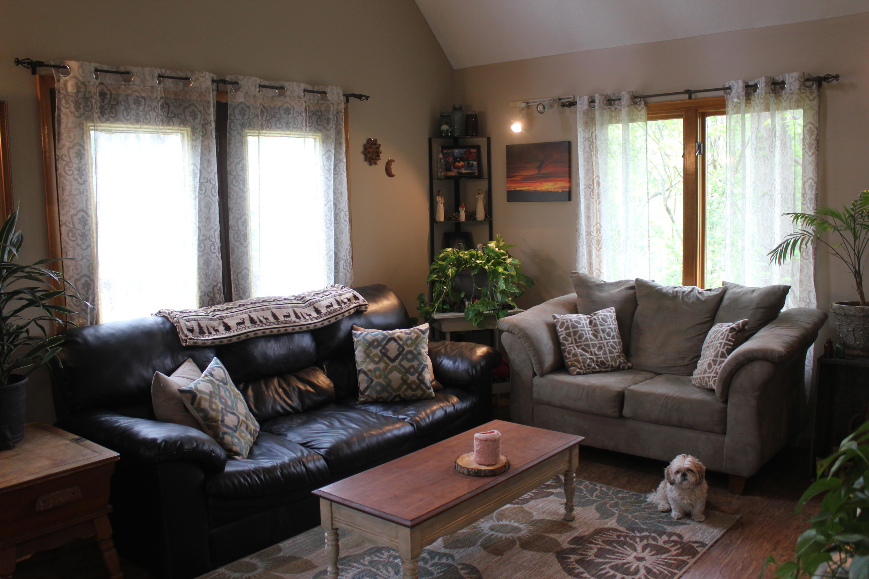 108 Slusher Store Road Northeast Floyd, VA 24091 - Photo 4 of 21 a living room with furniture and a large window