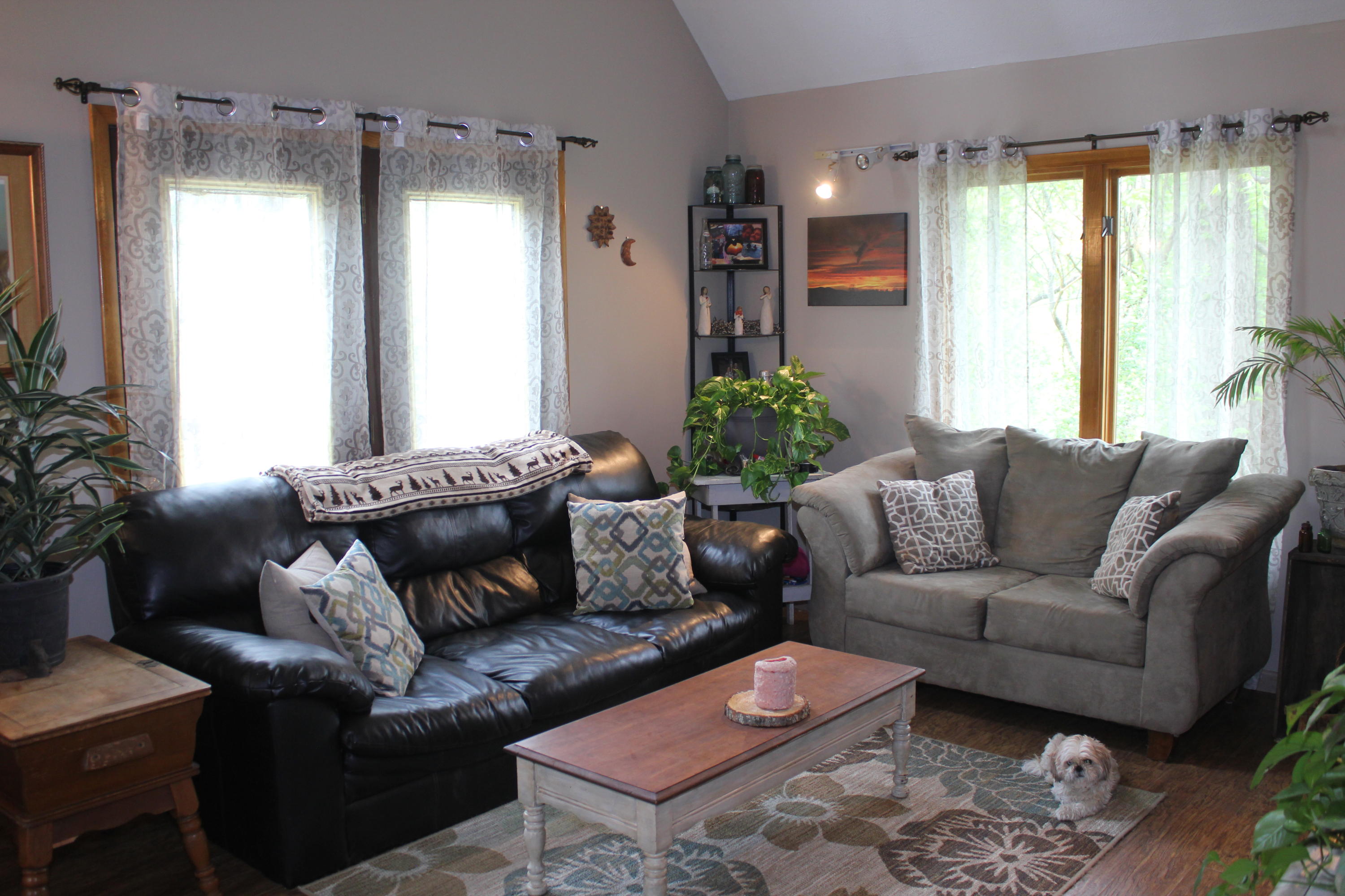 108 Slusher Store Road Northeast Floyd, VA 24091 - Photo 5 of 21 a living room with furniture and a large window