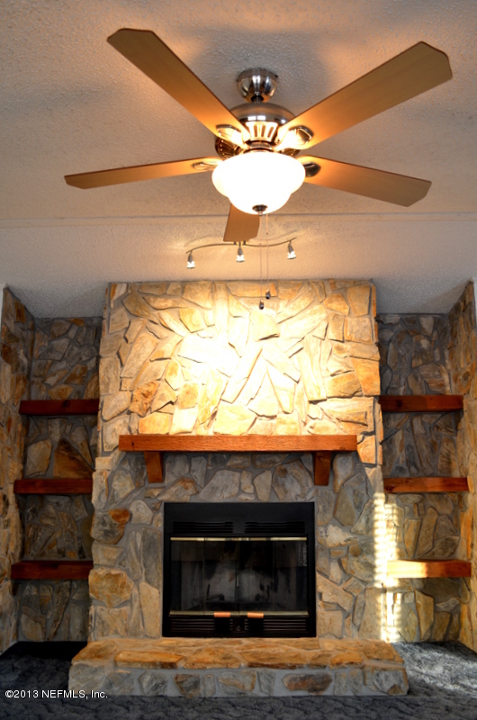 Awesome Stone Fireplace!