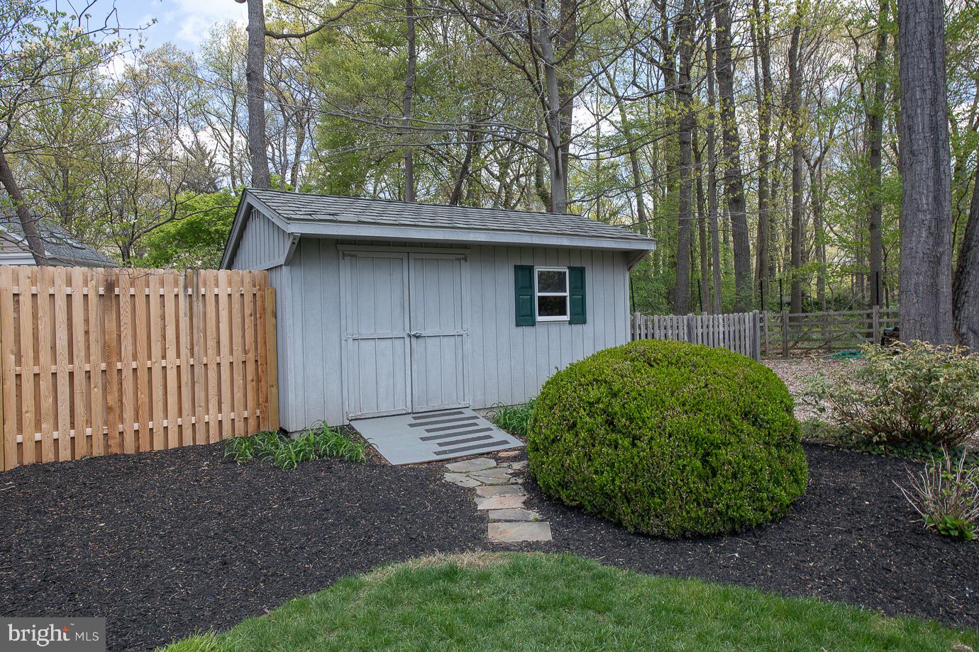43 Northwoods Road Wayne, PA 19087 - Photo 47 of 52 Shed with New Fencing